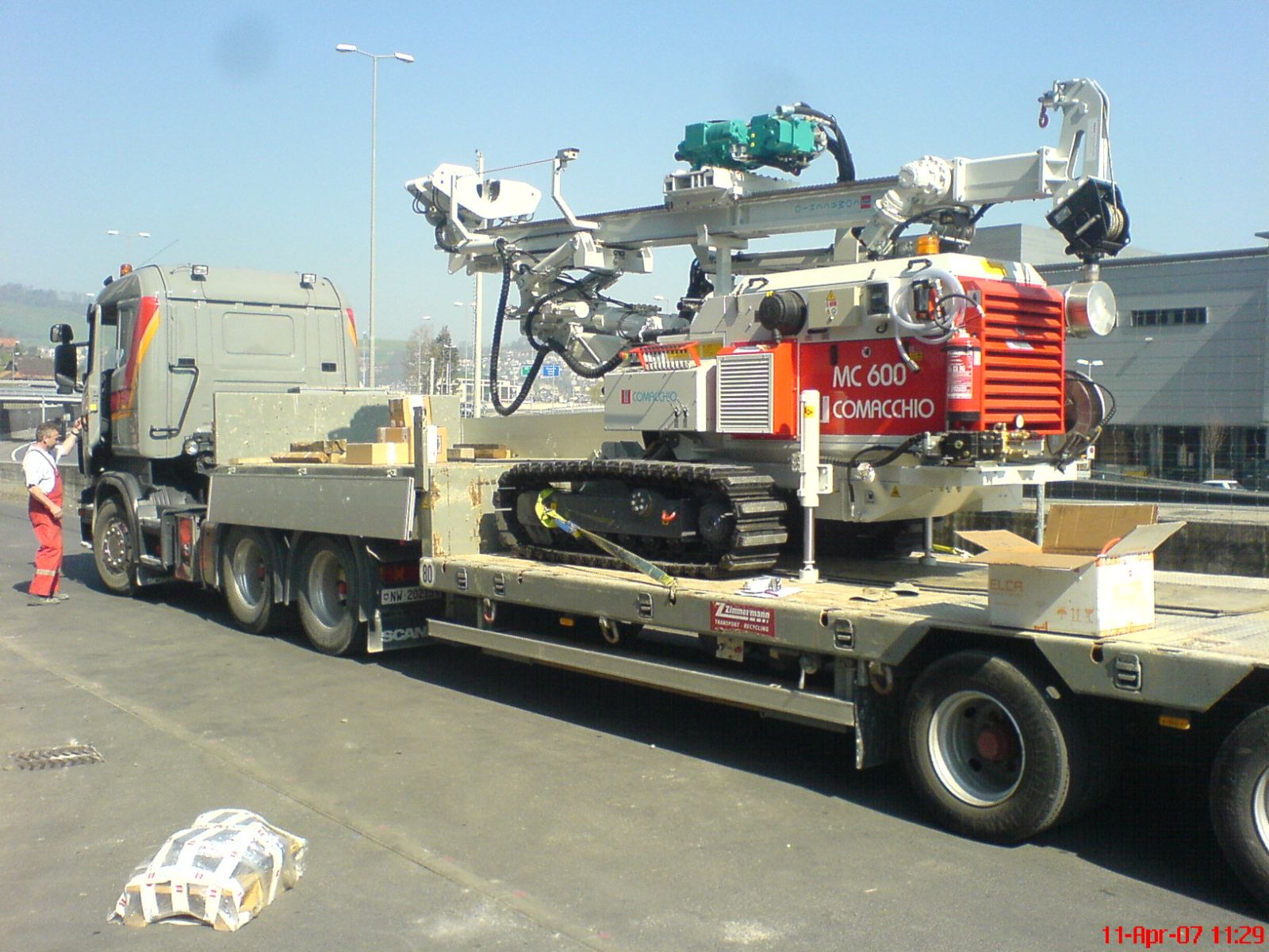 Erstes verkauftes Comacchio-Bohrgerät MC 600
