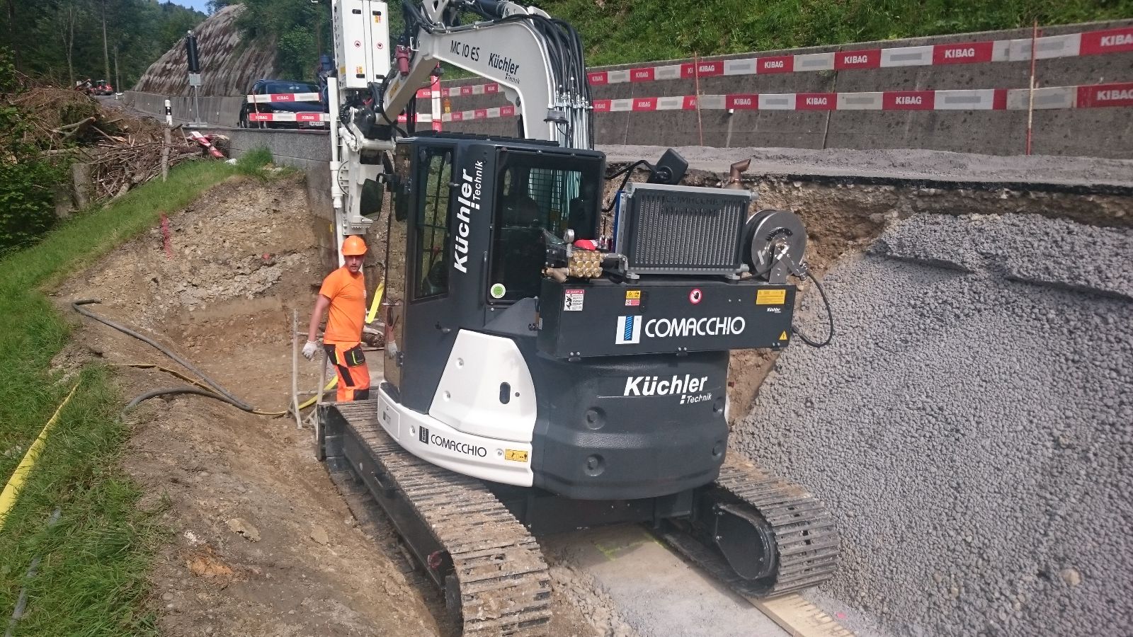 1. Entwicklung MC 10 ES Bohrbagger | Auslieferung